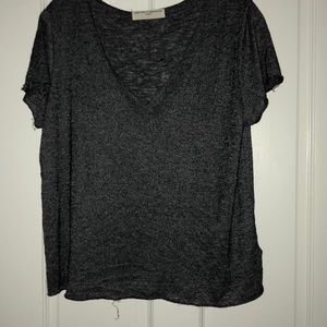 urban outfitters raw hem tee